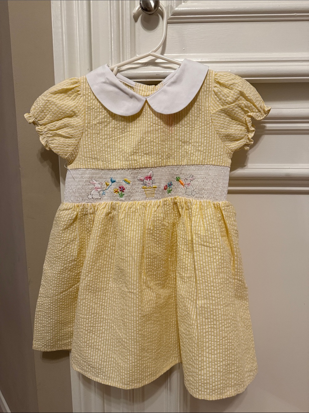 Good Lad Yellow Dress with White Peter Pan Collar